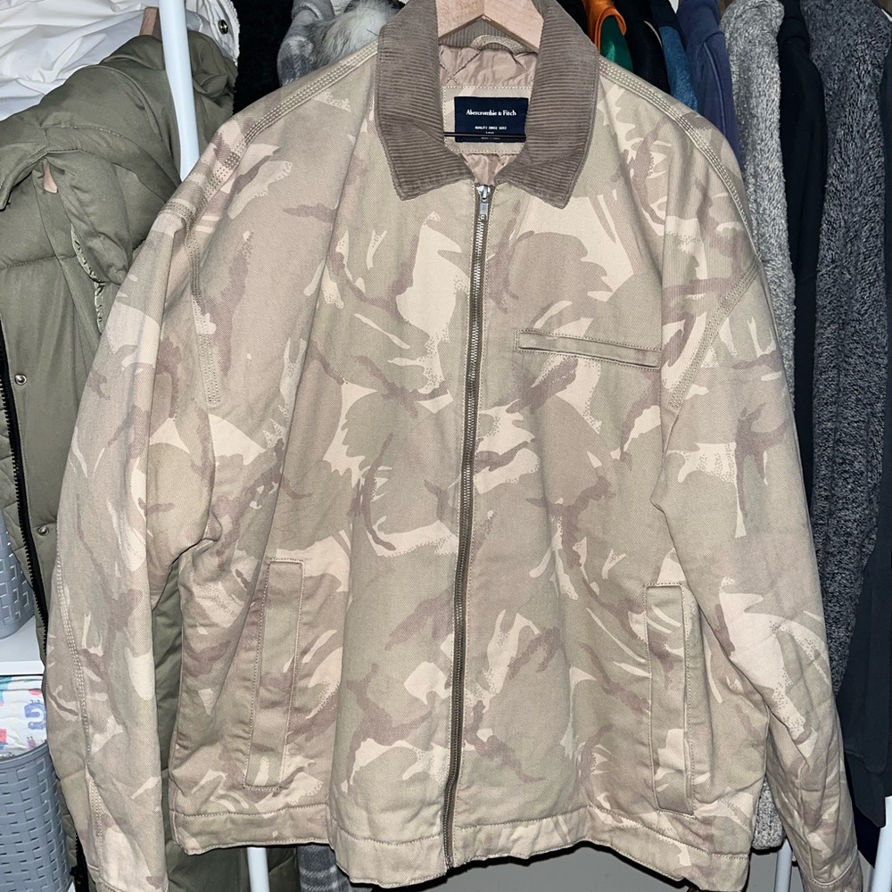 Never Worn Abercrombie Camouflage Jacket